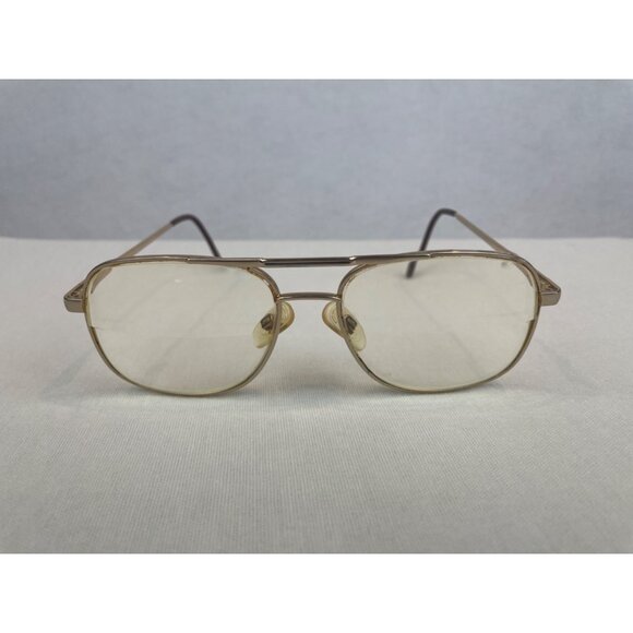 Kenmark Comfort Flex CHARLIE Eyeglass Frames Gold Wire Rim - Picture 1 of 10
